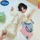 Disney's New Ice Silk One Piece Ropa para niños para niños y niñas Cartoon Anti-Kick Buckle Anti-Cooling Air acondicionamiento Lindo Pajamas 727 Beige 110