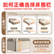 
AOTGSSE Aotison three-sided bed fence baby children's bed baffle bed anti-fall bed fence safety guardrail bedside bed guardrail light gray cartoon animal three-sided installation [safeteria] 1.8 meters bed [1.8+2.0+2.0] Stable and seamless
