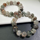 
Thousand-layered ghost crystal bracelet for four seasons natural full mine ghost deep green red ghost bead bracelet QCSJ12244 bead diameter about 12mm