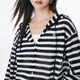 Peacebird [même modèle dans le centre commercial] Vêtements féminins 2025 Summer New Rinkle-Anti-Line Cardigan A3EDF2629 Blue XL 170