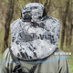 Men's outdoor fishing shawl sun protection hat hiking sun protection hat face protection neck removable mask men ink and wash military green [fishing and climbing sun protection hat]