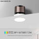 Yunmao Frameless Spotlight Small Hill eingebettet eingebettete versteckte Cob Wohnzimmer Wand Waschlampe schmale Kanten Anti-Blend-LED-Downlight hochkarätig Ra9712 Fliesen weißer Tasse 3000k warmes Weiß