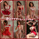 
Manyan 2024 new Christmas Snow Rabbit Party Princess Sexy and Interesting Lingerie Uniform Set Collection 8596 9221 [Headband + Neck Ring + Christmas Skirt + T-Pants + Arm Ring *2]+ All size