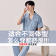 Catman (MiiOW) pajamas men's new 2025 pure cotton short-sleeved spring and summer large-size dad's home clothing set three-piece outerwear (short-sleeved trousers) 9215 4XL