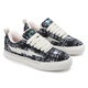 LIGHTNING X STORM Picasso paintings co-branded Xiaoxiang style casual lightning bread shoes couple canvas sports board shoes men and women D6227 dark cloud black 41