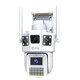 Qiao An 4g camera room outdoor lifetime recharge-free traffic without plugging in network cable mobile phone remote monitor home 360-degree no blind spots with panoramic night vision pan-tilt rotation