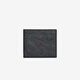 Gele classic sheepskin short wallet handmade genuine leather multi-card card clip card bag couple Chinese Valentine's Day gift classic black (little boy)