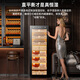 CIGARLOONG 158C cigar cabinet with constant temperature and humidity fingerprint lock smart WiFi compressor cabinet natural cedar wood shelf alcohol nourishing water ion ammonia removal tomato cultivation cigar red wine dual-use cabinet sober eggplant box type ammonia purification + WiFi + fingerprint lock