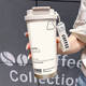 
Yonghuan cute ghost thermos cup high-looking student stainless steel portable new double-drinking coffee men and women straw water cup BXAB13796 ghost blue + with lanyard stainless steel