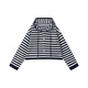 Peacebird [même modèle dans le centre commercial] Vêtements féminins 2025 Summer New Rinkle-Anti-Line Cardigan A3EDF2629 Blue XL 170
