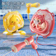 Andytai Children's Sackepack Water Gun Toys Grands Capacité PLAQUES Jouets d'eau Gun Water Gun Pulling Style Boys and Girls Water Splash Festival [Little Hippo] 2500 ml / Emballage 549918