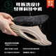 Woodpecker Slippers for men wearing 2025 new summer anti-slip anti-odor sports heightened sandals thick-soled outdoor black cafe [store manager] a 40-41 [standard code]