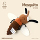 Funny Mosquito Dodom Plush Toy Cute Doll Doll Sleeping Pillow Accompanying Sleeping Rag Doll Girl Birthday Gift Mosquito Dodom Total Length Approximately 25cm