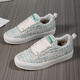 LIGHTNING X STORM Picasso paintings co-branded Xiaoxiang style casual lightning bread shoes couple canvas sports board shoes men and women D6227 soft blue 41