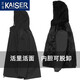 KAISER mink parka men's hooded mink fur lining mink coat men's political and business style office style nikk business wear black XL (175) (suitable for 120-135 Jin Jin equals 0.5 kg)