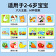 Baby puzzle 2 to 3 years old children 1 and a half years old toddler 6 girls intellectual development flat picture boy early education puzzle toys [Basic two boxes] Cute animals + delicious fruits