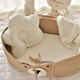 
Sweet Miaomiao baby carry basket portable safe sleeping basket baby carry basket newborn discharge basket foldable mobile sleeping basket khaki bear baby basket [without mat] 0-6 months available 70*40*25 cm/load bearing 25 cm Jin [Jin equals 0.5 kg]