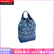 Adidas Clover Clover Full-Druck-Logo Presbyterian großer Kapazität und Bucket Bag Rucksack Rucksack reguläre Frauenstil Blau