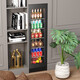 Bai Kailun red wine cabinet, first-class energy efficiency, constant temperature and moisturizing wine cabinet, zero embedded compressor, home wine storage, sake beer display refrigerator, fruit beverage refrigerator bar, upgraded smart anti-fog door丨dual temperature丨full configuration丨188L air-cooled and frost-free