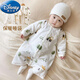 Disney (Disney) Spring and Autumn Baby Sleeping Bag Children's Winter Anti-Kick Quilt Warm Pajamas for Men and Women Baby Padded Jumpsuit Pure Cotton Nightgown Dandelion Warm Thin Cotton Sleeping Bag 110cm