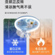 欧普照明（OPPLE）2025新款男孩卧室吸顶风扇灯360度摇头变频电机全光谱护眼LED宇航 9194火箭风扇灯  无极调光+精灵