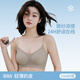欧迪芬无痕内衣女凉感轻薄奶皮透气吸汗10A抑菌柔软U型美背无钢圈文胸罩 肤色 M 【80-100斤】