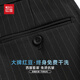 红豆[双排扣]西服套装男士修身职业正装西装套装商务休闲结婚新郎礼服