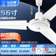 Diamond Brand Ménataire Ventilateur de plafond salon Iron Fabille Venture grande puissance éolienne Restaurant industriel Dormitory Plafond-Type SILENT ÉLECTRIQUE VANNEUX 1050 mm à trois feuilles blanches (trois engrenages)