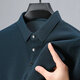 La Vico Hailan Home (HLA) Mismo estilo Dad Summer Camiseta de manga corta Hombres Men a la corbata de seda Tie Pocket Top Top de mediana edad y anciana DX-ZF9196 Navy [Pocket True Pocket] M 165 Tamaño recomendado 90-115 Jin [Jin equivale a 0.5 kg]