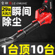 Reimuhe (Leimuhe) Rechargeable souffle puissant sèche-cheveux puissante High Power Industrial Storm Gun Lithium Hair Dust Wireless Snow Blower 27-Level Wind Style Rechargeable Storm Boule 3888TV