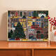 Tiger Tiger Galison Hiver Lumière Christmas Oil numérique Peinture d'huile de bricolage Couleur Couleur à la main Cadeau à la main Peinture décorative de haute valeur suspendue peinture QX15841 60 * 70 cm Cadre intérieur d'épaisseur + cadre exquis exquis
