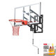 Jiating de la pared Madrina de los niños de la pared El marco de baloncesto de baloncesto de baloncesto al aire libre Modelo de actualización de canasta interior de la canasta de interior Presa de la mano Rebound anillo sólido 12185