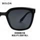 
BOLON Tyrannosaurus Glasses 25-year new sunglasses for men Wang Hedi, the same sunglasses as men and girlfriends, the Chinese Valentine's gift BL3203 [Same Model in Celebrity] C10 Bright Black-Polarized