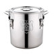 Binhuang 304 stainless steel rice bucket household lockable insect-proof and moisture-proof sealed rice tank thickened food-grade rice storage box without lock buckle thickened diameter 25 height 25cm