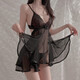 Pyjamas sexy suspension en dentelle et sexy Hot Maid Uniforme Pure Nightmares Jupe émotionnelle Sous-vêtements amusants en dentelle noire + 9756 Net Vêtements Moyenne Taille 80-125 Jin [Jin est égal à 0,5 kg] Expédition confidentielle