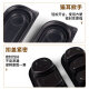 Nueva caja de almuerzo desechable Rectangular Japanese Box Box Caja de comida rápida Caja de comida de sushi Partition de plástico SZ1047 Grid doble con tapa 550ml 500 sets