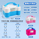 Guai Xiaoyang Elektrisches aufblasbares Pumpenwerkzeug tragbare Automatik Luftpumpe Ballon Maschine Hochzeits Geburtstagdekoration Szene Layout Sky Blue [Geben Sie 3-teiliges Set]