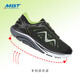 MBT [Swiss Brand] Wanderschuhe Männer Frühling und Sommer im Freien gebogene, dicke Sohle hohe Belastbarkeit und flehbare leichte leichte Laufschuhe Schwarz /Gelb 1585y [atmungsaktives Netzstuch] 7,5 /40.5.5