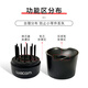 WACOM原装数位板压感笔座CTL671 672 690 6100影拓Pro PTH451 651 660 套餐二笔座+换芯器 4.8x4.3cm