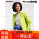 迈乐（Merrell）川羽运动户外单层冲锋衣防风防 水男女同款轻量冲 MC3 MC3240010-GE186黄色 XS