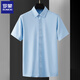 Romon short-sleeved white shirt for men summer thin 2025 ice silk free iron professional wedding long-sleeved shirt formal blue inch shirt 6212 blue short-sleeved [ice silk] L [30-31 size - weight 110-130Jin [Jin equals 0.5 kg]]