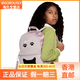 Nike [angepasste Tasche] Cartoon Henne Text niedliche lustige Muster süße Mädchenstreet Trend einfach grau lila rotes Paar weiß