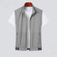 
Ipenta luxury high-end brand vest vest for men's summer thin vest breathable sleeveless quick-drying vest casual jacket Gray-Exquisite gift box XL Recommended 140-160Jin [Jin equals 0.5 kg]