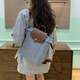 Longchamp (Longchamp) Doppelter Schulterdrache Crow Rucksack Klassiker 1699 Neue faltbare Reisetasche offizielle echte Größe: 26 11 x 37 cm