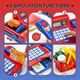 Kindersimulation Supermarkt Registrierkasse Spiel Spielzeug für Spielzeug Convenience -Store Scan -Kartenregistrierung 6173 Registrierkasse