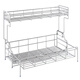 Jijian Space Kitchen Bowl Rack Drain Rack Countertop Multi-function Pool Place chopsticks Water Cup Storage Rack Tableware Bowl Dish Storage Rack M688 Small Single Layer Silver Gray 47CM No Pendant