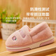 Ormondwei Children's Bag Heel Cotton Shoes Autumn and Winter Indoor Home Slippers Baby Warm Toddler Cotton Slippers 1-3 Years Old WB02 Pink 18 (18-19) Code