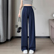 JOYNCLEON (JOYNCLEON) Tennis maternity jeans spring and summer thin styles outside with wide-leg pants not strangled belly small maternity suit dark blue L