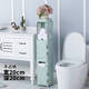 Yusenyi 20cm bathroom storage rack floor-standing bathroom storage rack multi-layer bedroom bedside table toilet room storage 9226 meters white plush model