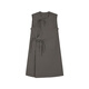 Jnby/Jiangnan Buyi 25 Sommer Neues chinesisches Kleid gerade ärmellose runde Hals weich und bequem 5p5g13570 255/Green Coffee xs